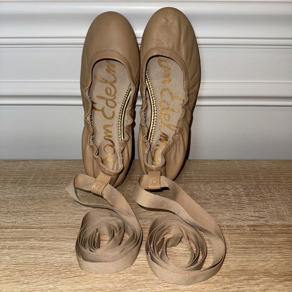 Sam Edelman Women's Fallon Wraparound Beige Ballet Flats Shoes Sz 6 ***** - Picture 7 of 10